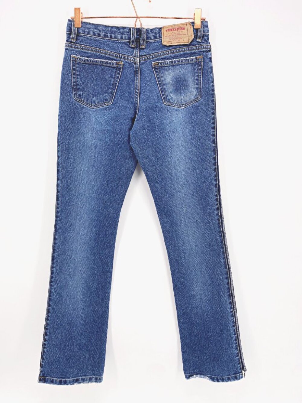 Times TM Jeans Vintage Y2K Side Zipper Bootcut Jeans - Picture 6 of 12
